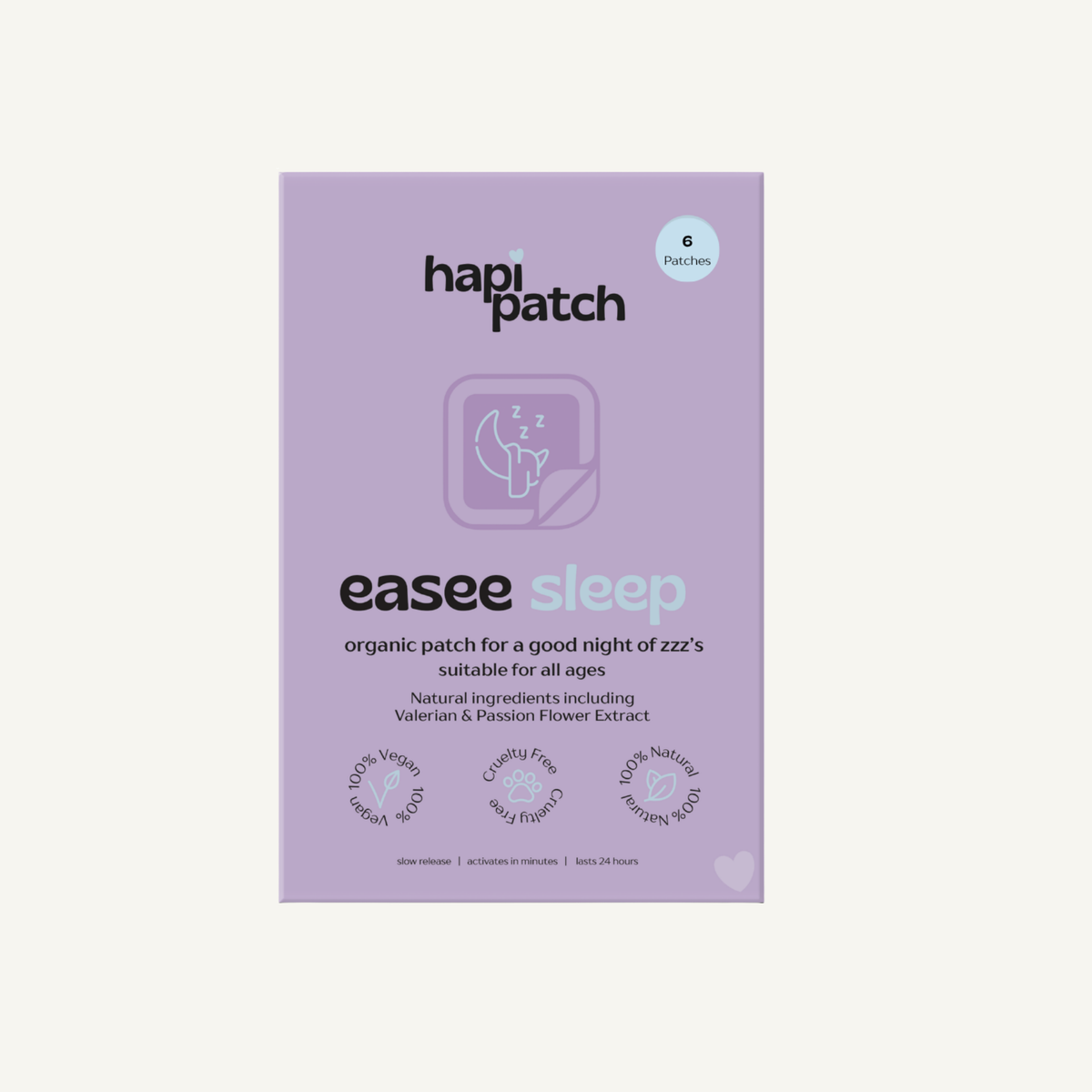 لصقات Easee Sleep من Hapi Patch، عبوة من 6 لصقات