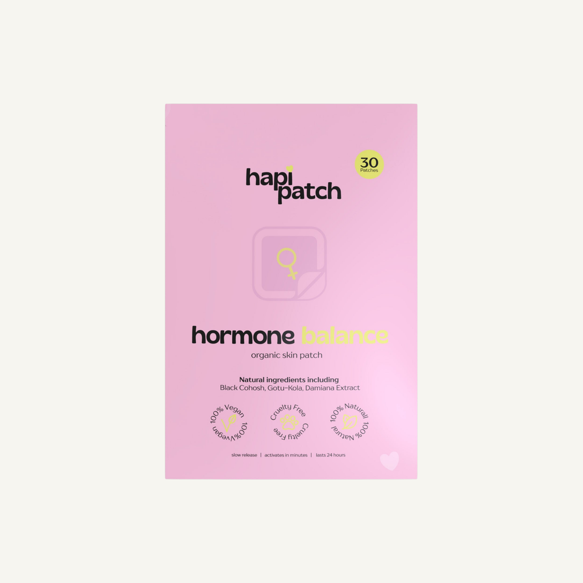 Hapi Patch Cycle and Mood (hormone balance) patches, 30 pack