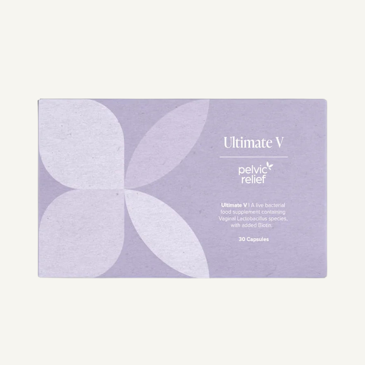 Pelvic Relief Ultimate V vaginal health probiotic box