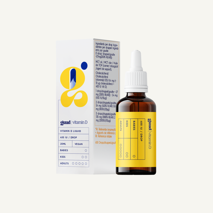 قطّارة Vitamin D السائل من GUUD مع العلبة