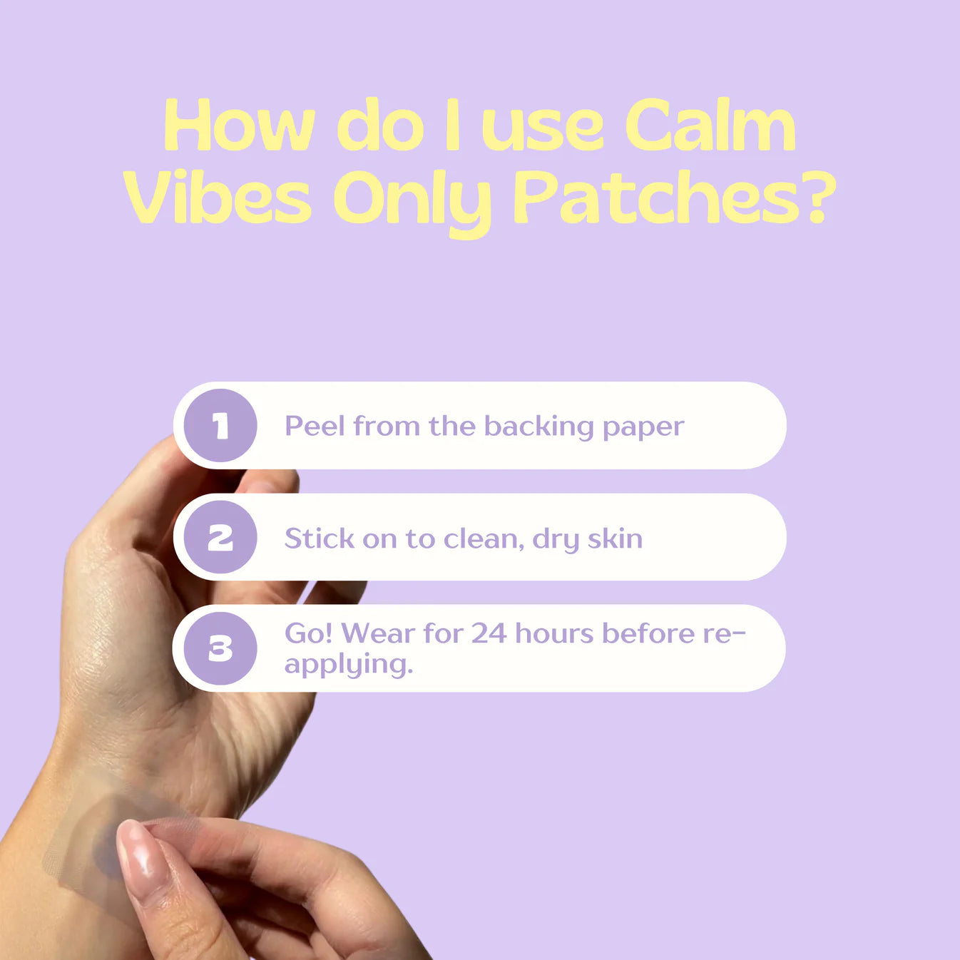 Calm Vibes Only (Calming Patch)
