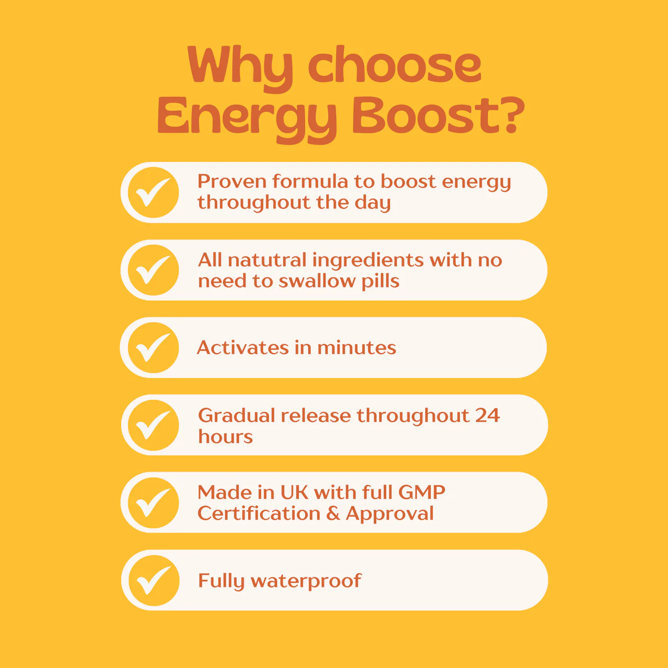 Energy Boost Patches (Energy Support Patch)