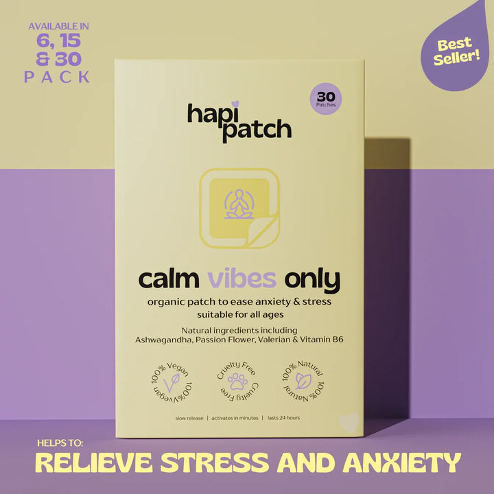 Sleep & Calm Patch Trio, Calm Vibes Only