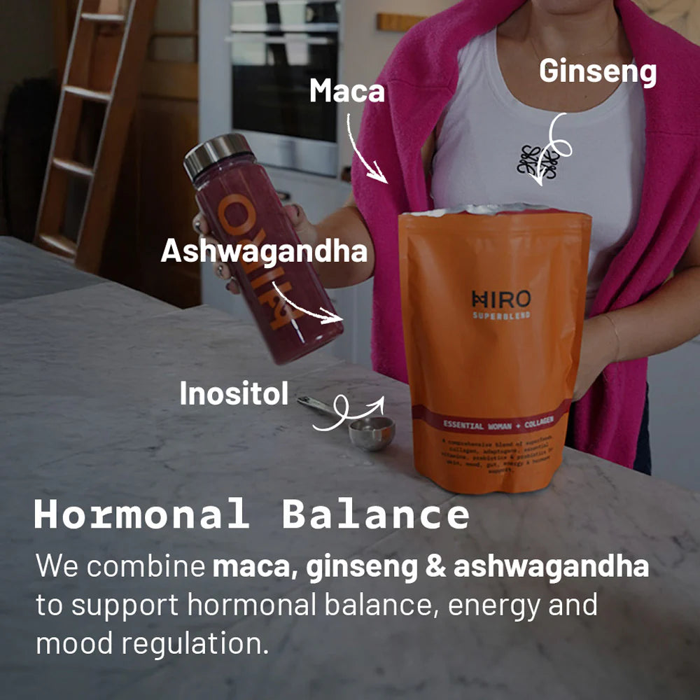 Essential Woman Superblend (Daily Wellness Powder + Collagen)