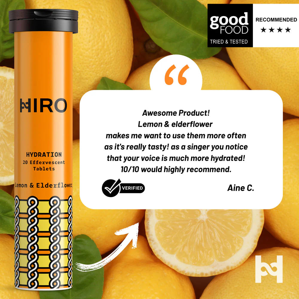 أقراص ترطيب – ليمون وزهر البيلسان Hydration Tablets - Lemon & Elderflower 