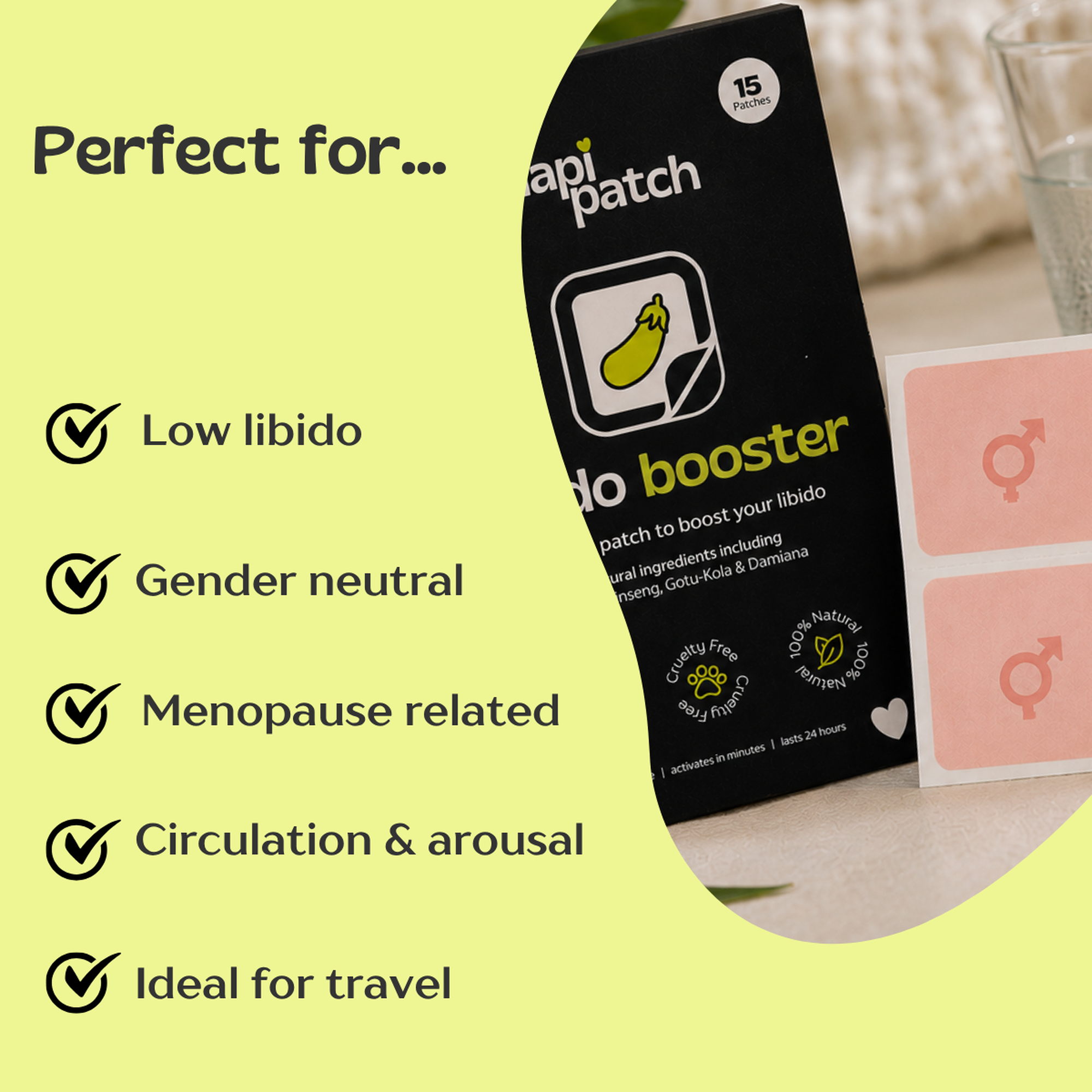 Perfect for low libido, menopause, circulation and arousal