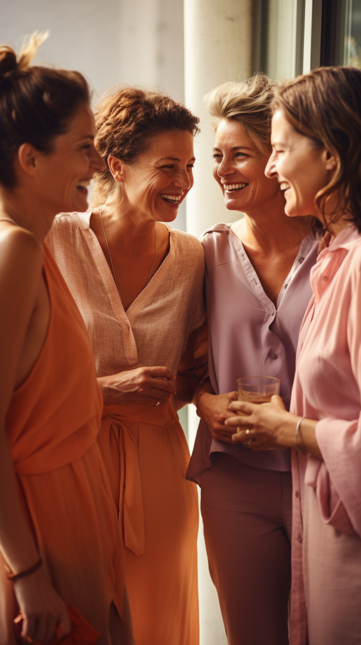 Group of women laughing together