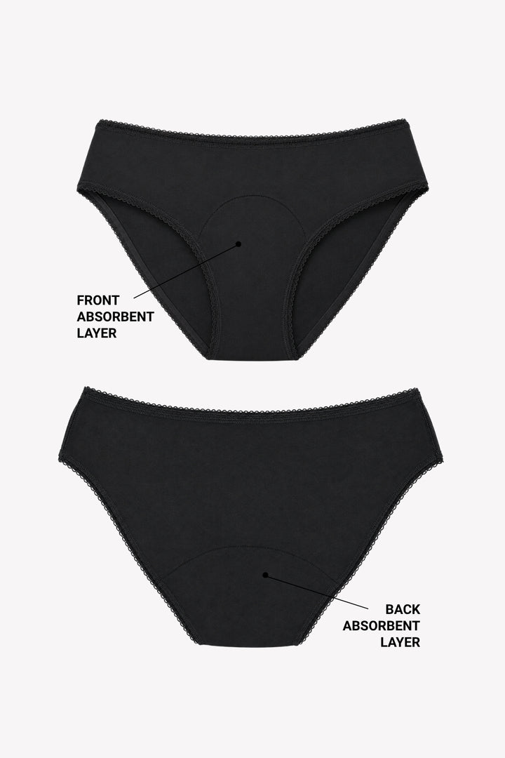 Gaïa brief front and back absorbent layers